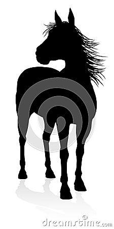 Horse Animal Silhouette Vector Illustration