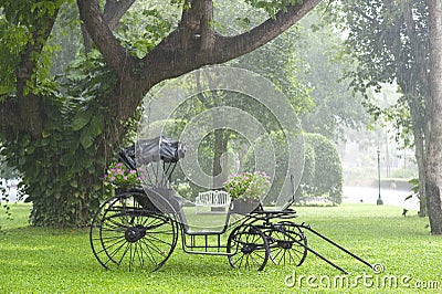 Horse carriage Stock Photo