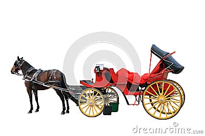 Horse carriage Stock Photo