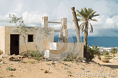 Horse with Djerba Stock Photo