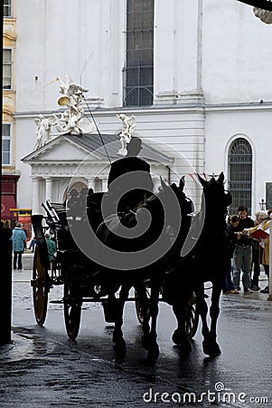 Horse-drawn carriage Editorial Stock Photo