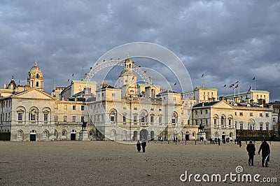 Horse Guards Parade at dusk Editorial Stock Photo