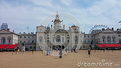 Horse Guards Parade in London Editorial Stock Photo