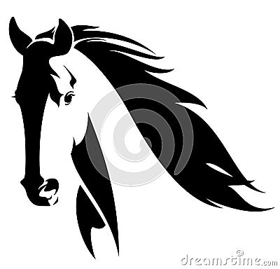 Horse head Vector Illustration