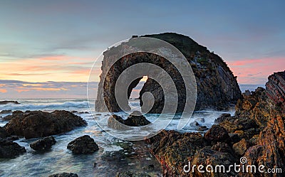 Horse Head Rock Bermagui Stock Photo