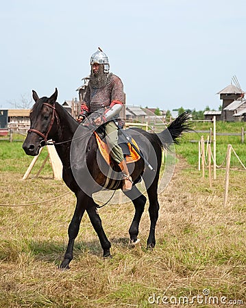 Horse knight Editorial Stock Photo