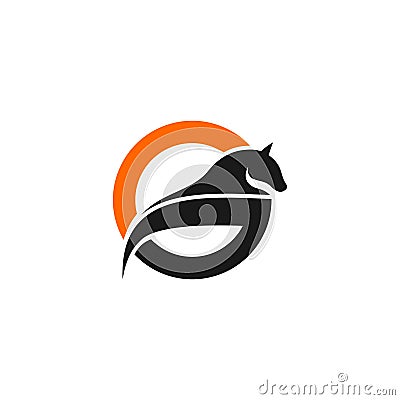 Horse logo design Vector Illustration