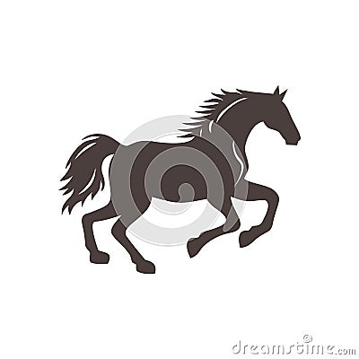 Horse Logo of stallion clip art Vector Illustration