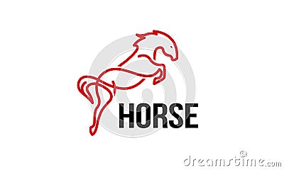 Horse logo template Stock Photo