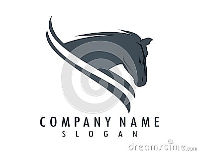 Horse logo 6 Vector Illustration