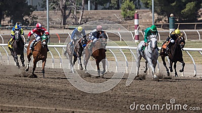 The Horse Race Editorial Stock Photo