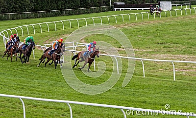 Horse Race Track Stratford England Editorial Stock Photo