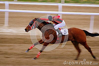 Horse racing Stock Photo