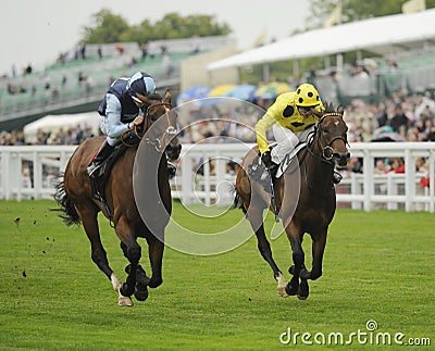 Horse Racing Editorial Stock Photo