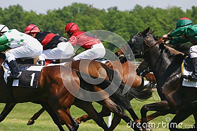 Horse racing Editorial Stock Photo