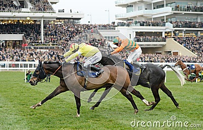 Horse Racing Editorial Stock Photo