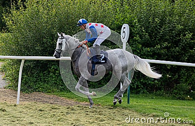 Horse racing jockey Hector Crouch Editorial Stock Photo