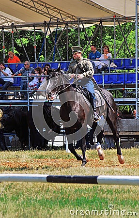 Horse riders competition Editorial Stock Photo