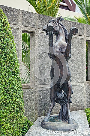 Horse statue Stock Photo