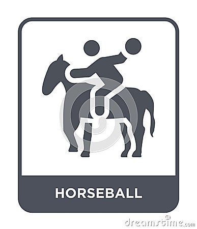 horseball icon in trendy design style. horseball icon isolated on white background. horseball vector icon simple and modern flat Vector Illustration