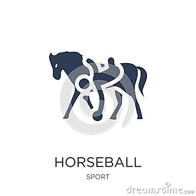 horseball icon. Trendy flat vector horseball icon on white background from sport collection Vector Illustration