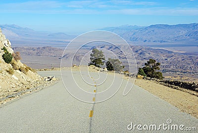 Horseshoe Meadows Road, California Stock Photo