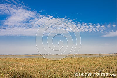 Hortobagy fishponds Stock Photo