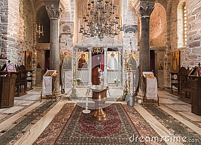 Hosios Loukas Monastery Stock Photo