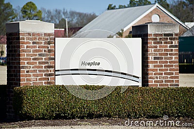 Hospice Care for the Terminally Ill Stock Photo