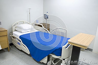 Hospital bed 2 Stock Photo