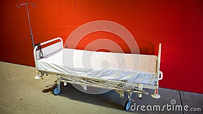Hospital Bed Stock Photo