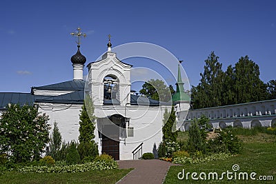 Hospital Building of the 16th century (as indicated on the plaque) in Alexandrovskaya Sloboda in Alexandrov, Russia Stock Photo