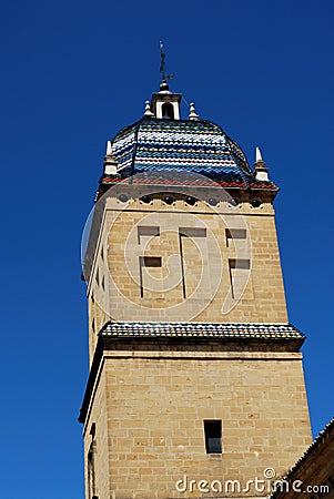 Hospital de Santiago tower, Ubeda, Spain. Stock Photo