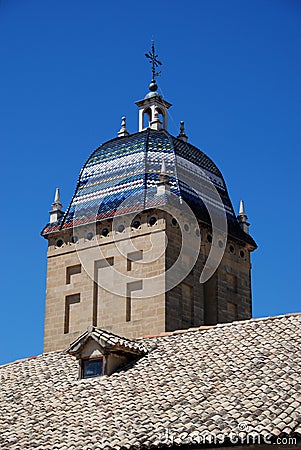 Hospital de Santiago tower, Ubeda, Spain. Stock Photo