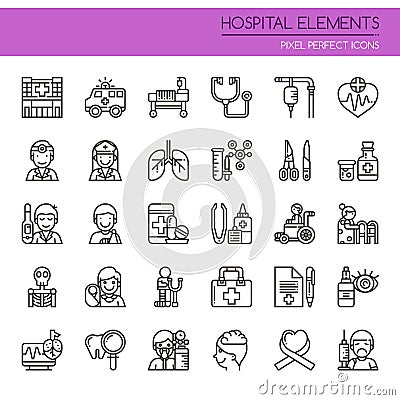 Hospital Elements Stock Photo