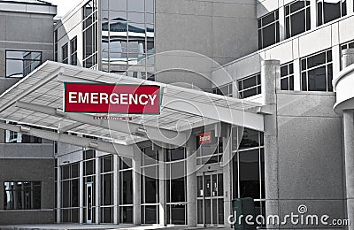 Hospital Emergency Room Stock Photo