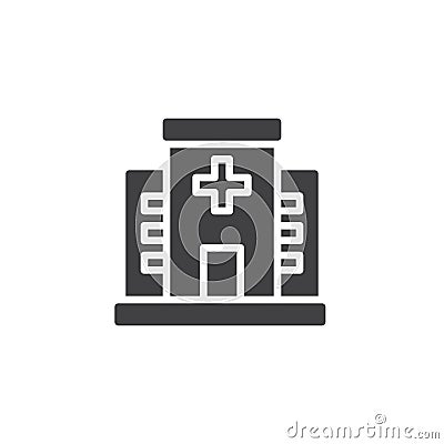 Hospital icon vector Vector Illustration