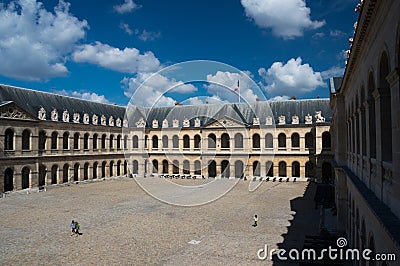 Hospital les invalides Paris Stock Photo