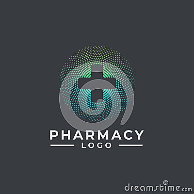 Hospital Logo Design, Pharmacy Logo Design, Health Care Logo Design and Medical Logo Design Vector Illustration