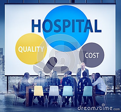 Hospital Quality Cost Healthcare Treatment Concept Stock Photo