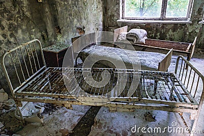 Hosptal in Pripyat Stock Photo