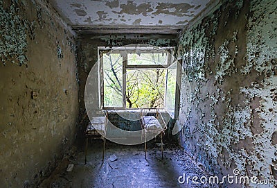 Hosptal in Pripyat Stock Photo