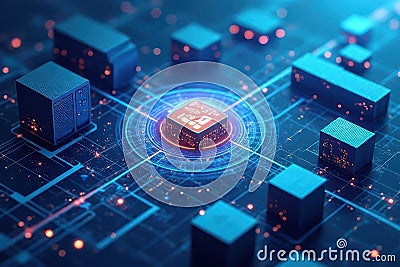 Hosting Infrastructure Visualization Using Ansible Stock Photo