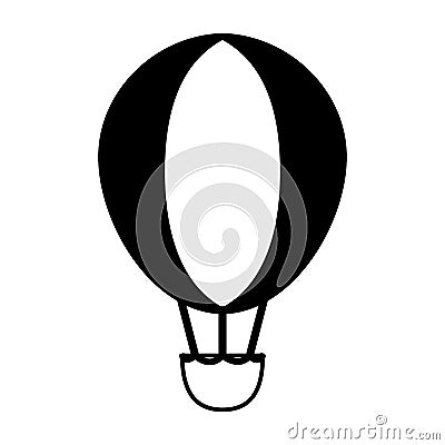 Hot air ballon Vector Illustration