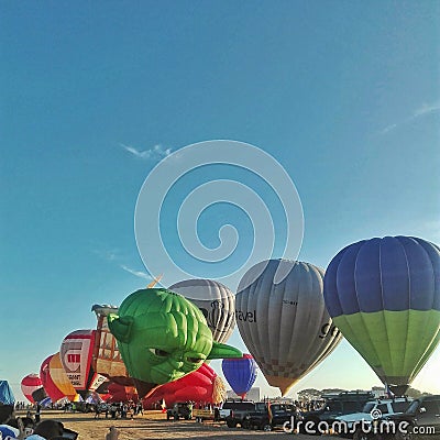 Hot Air Balloo Editorial Stock Photo