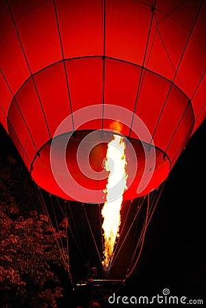 Hot air balloon Stock Photo