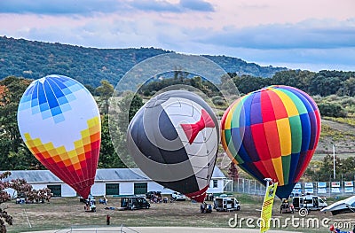 Hot Air Balloon Festival Editorial Stock Photo