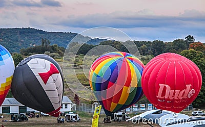 Hot Air Balloon Festival Editorial Stock Photo