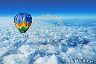 Hot air balloon Stock Photo