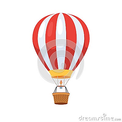 Hot air balloon Vector Illustration